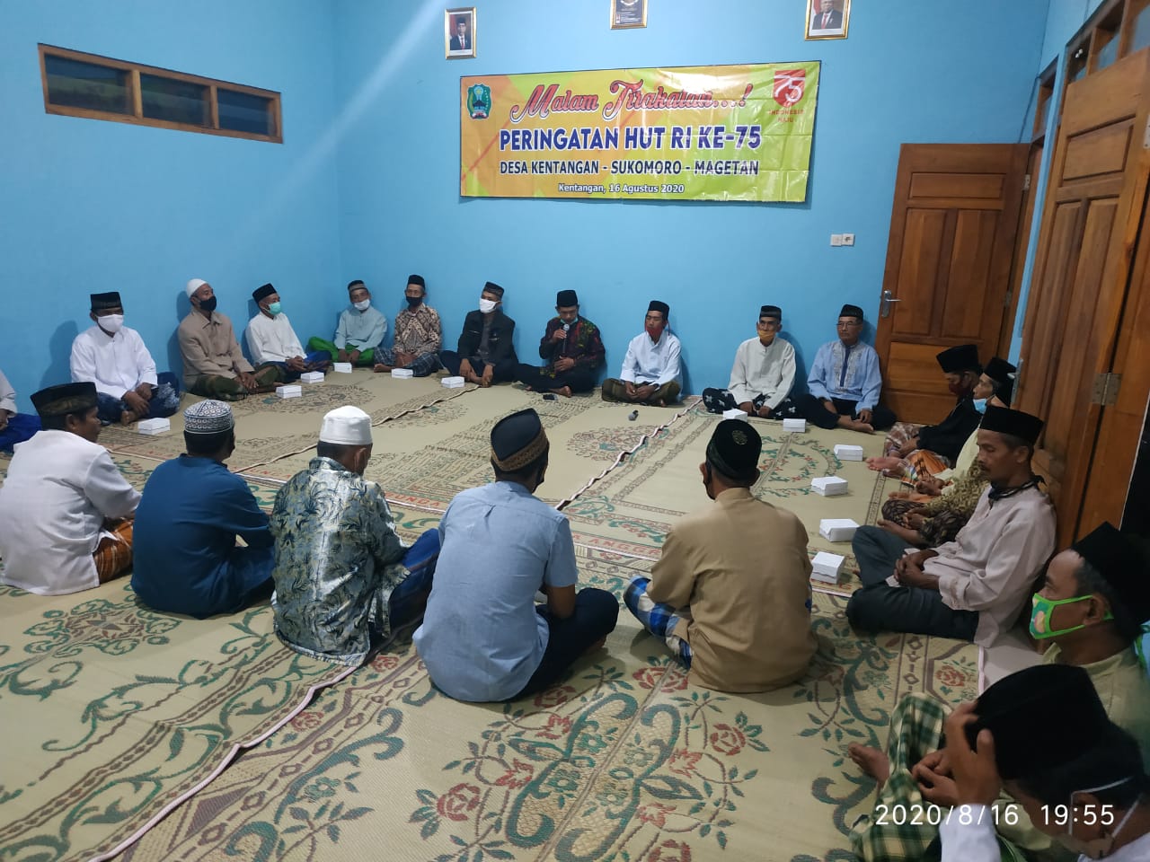 MALAM TIRAKATAN PERAYAAN HUT RI-75 DESA KENTANGAN